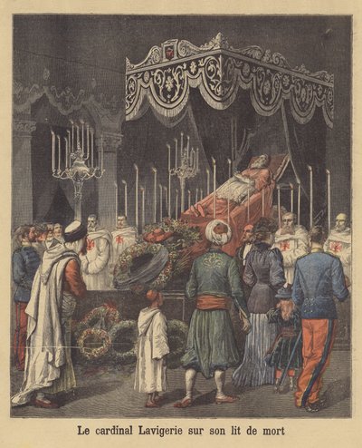 Cardinal Lavigerie on his deathbed by French School